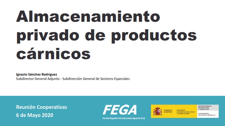 Almacenamiento privado de productos crnicos