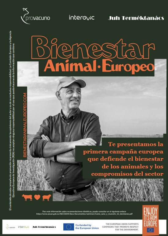 FOOTOINTEROVIC, y PROVACUNO, estn desarrollando la campaa europea de promocin Bienestar Animal Europeo. Est es la primera campaa europea que defiende el bienestar de los animales y los compromisos del sector hacia los mismo.  Para esto, INTEROVIC y