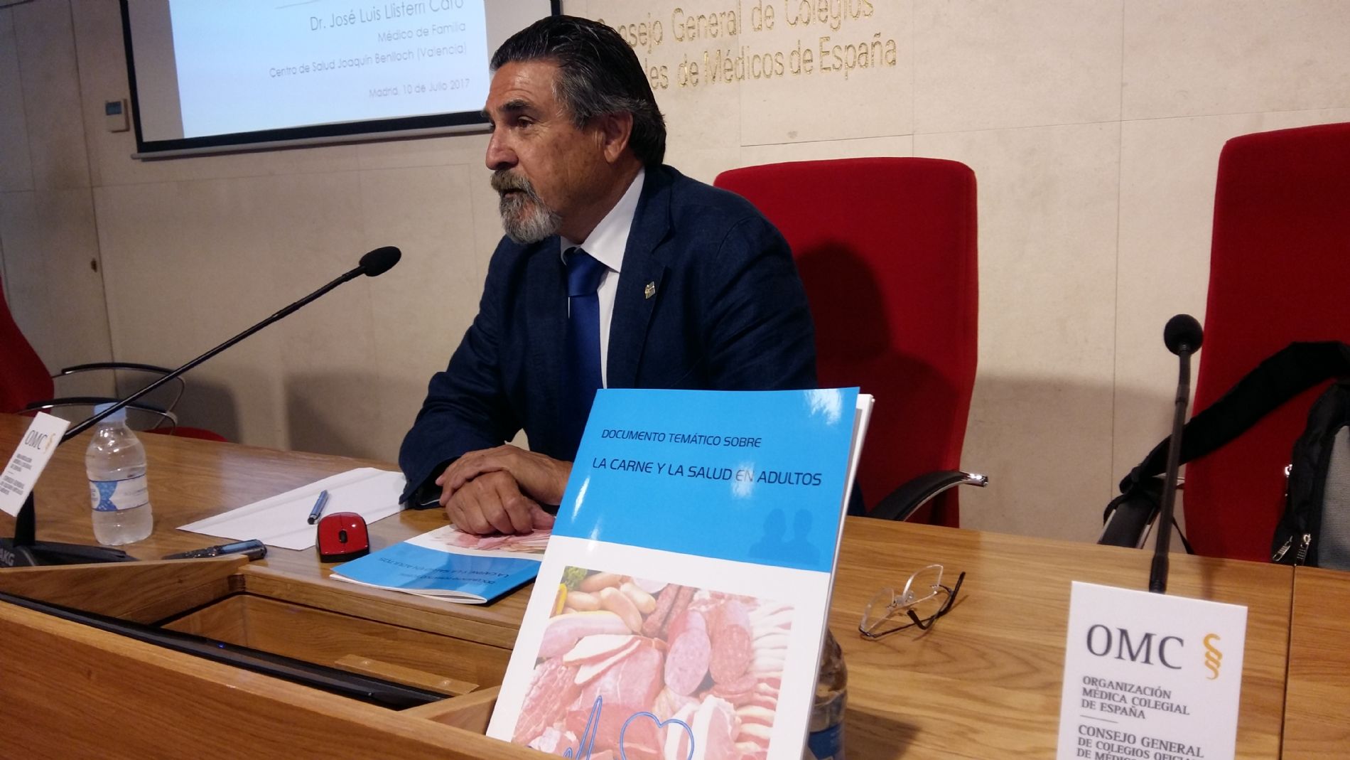 Presentacin de guia de salud Semergen, sobre consumo de carne