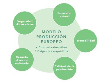 esquema de Modelo de produccin europeo