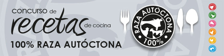 Cartel concurso de recetas raza autctona